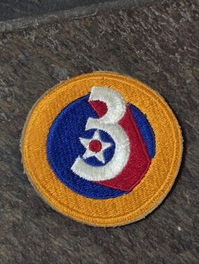 WW2 WWII US Army Air Forces 3rd Air Force Shoulder Patch